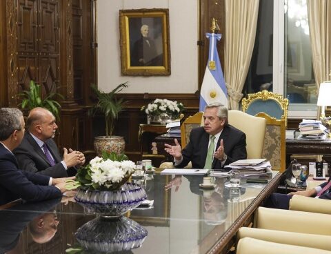 Fernández and Perotti met to reinforce security in Santa Fe