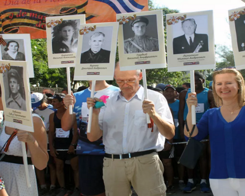 For the first time, Venezuela and Russia join in the march of the Immortal Regiment in Caracas