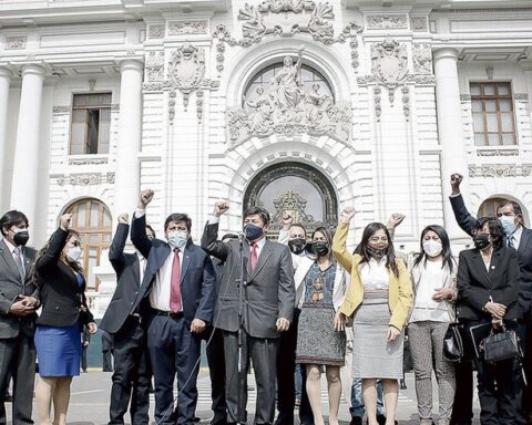 How did Peru Libre vote in the election of magistrates of the Constitutional Court?