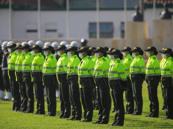 How was the salary scale in the Police, after salary increases