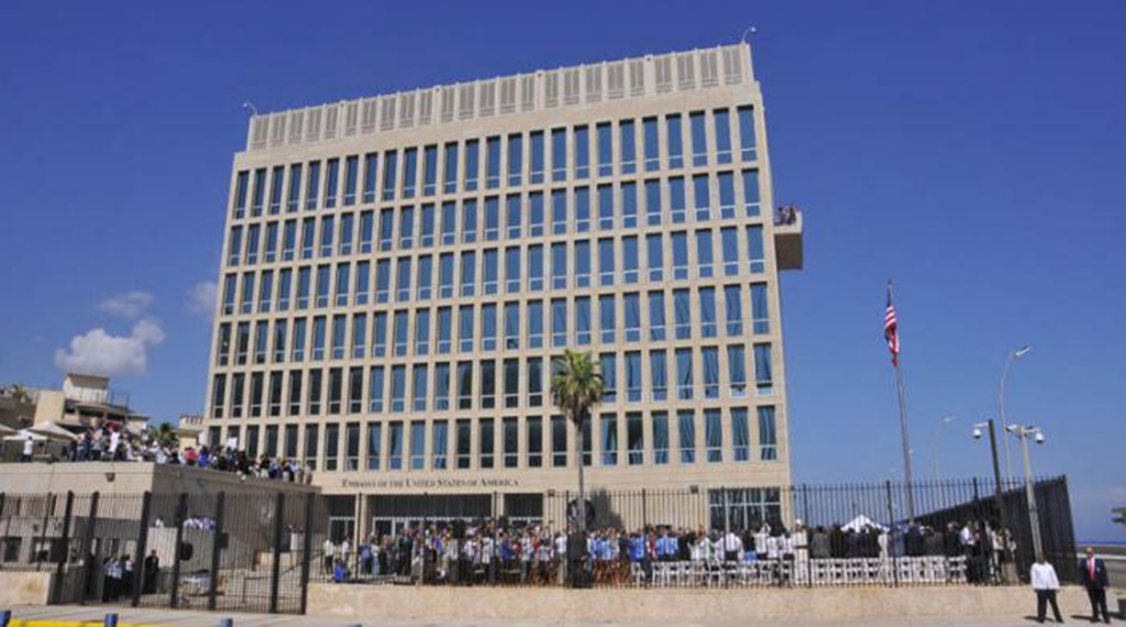 Embajada de Estados Unidos en La Habana.