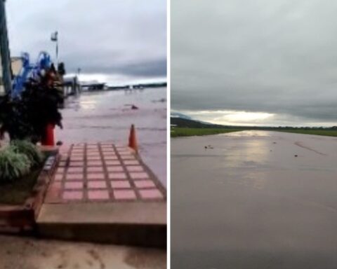 Villavicencio aeropuerto inundado