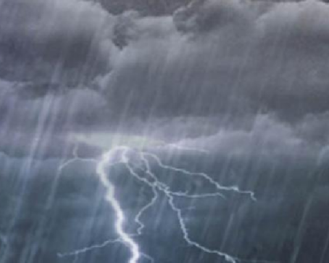 Inameh prevé este sábado lluvias con descargas eléctricas en gran parte del país