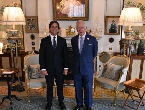 Lacalle Pou visited the Clarence House residence of Prince Charles