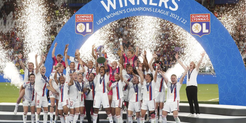 Lyon defeats Barcelona in Turin to win Women's Champions League