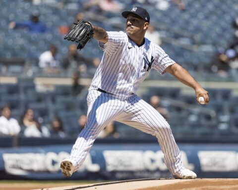 Néstor Cortés Jr. se ha convertido en uno de los principales lanzadores de los Yankees. Foto: Justin Lane/EFE.