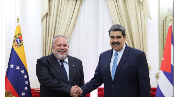 Nicolás Maduro y Manuel Marrero