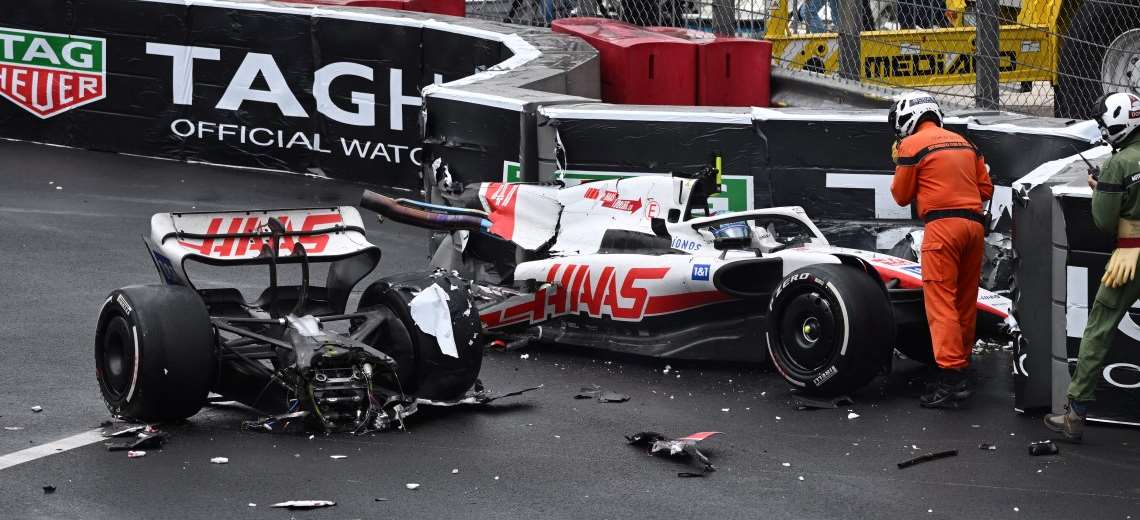 Mick Schumacher escaped unharmed from a terrible accident at the Monaco GP (video)