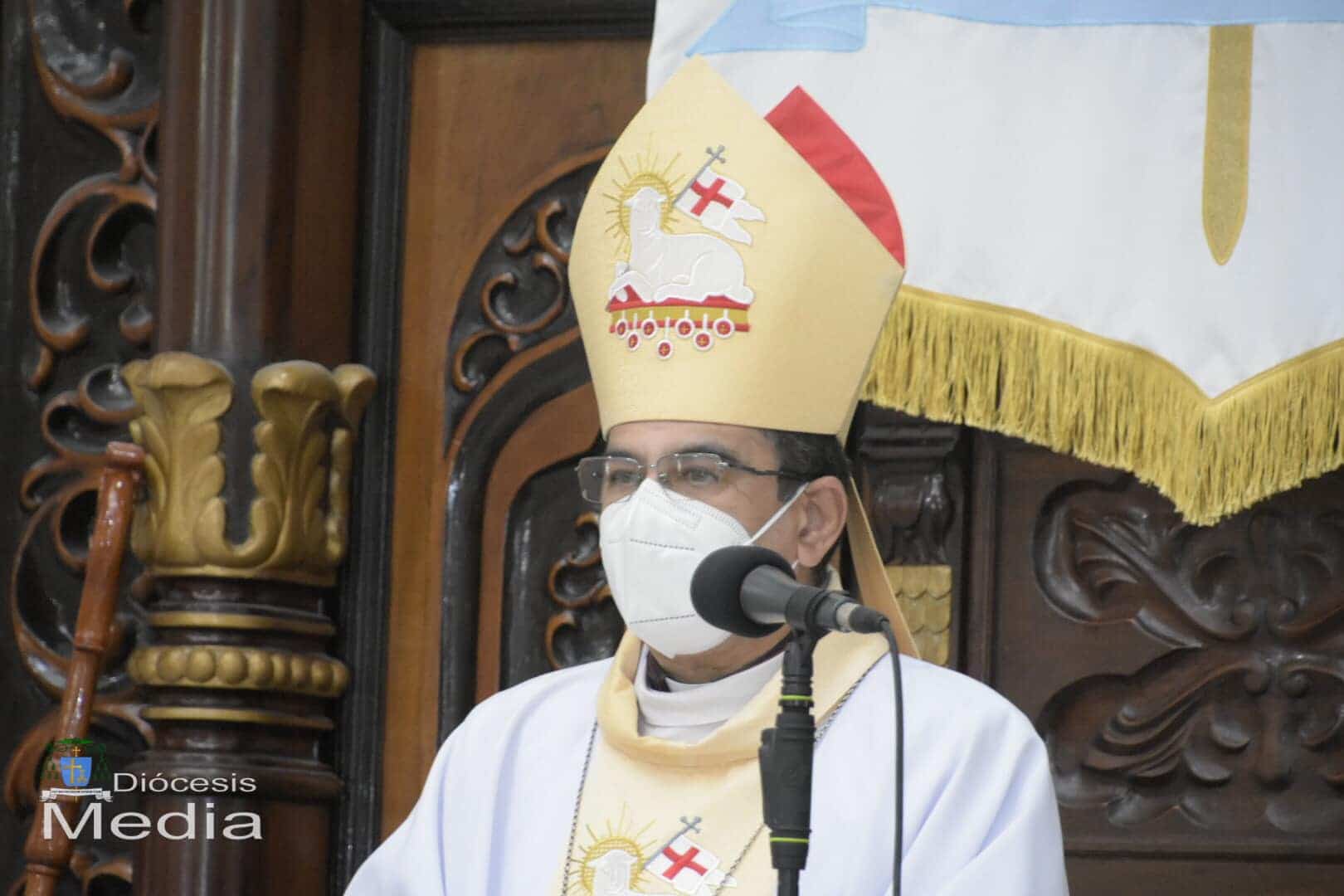 Monsignor Rolando Álvarez officiates again at the San Pablo Apóstol Cathedral in Matagalpa