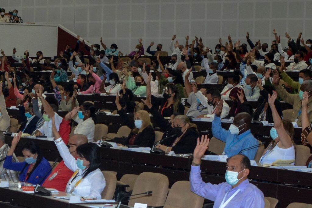 Los diputados cubanos aprobaron el proyecto de Ley del nuevo Código Penal. Foto: @AsambleaCuba / Twitter.