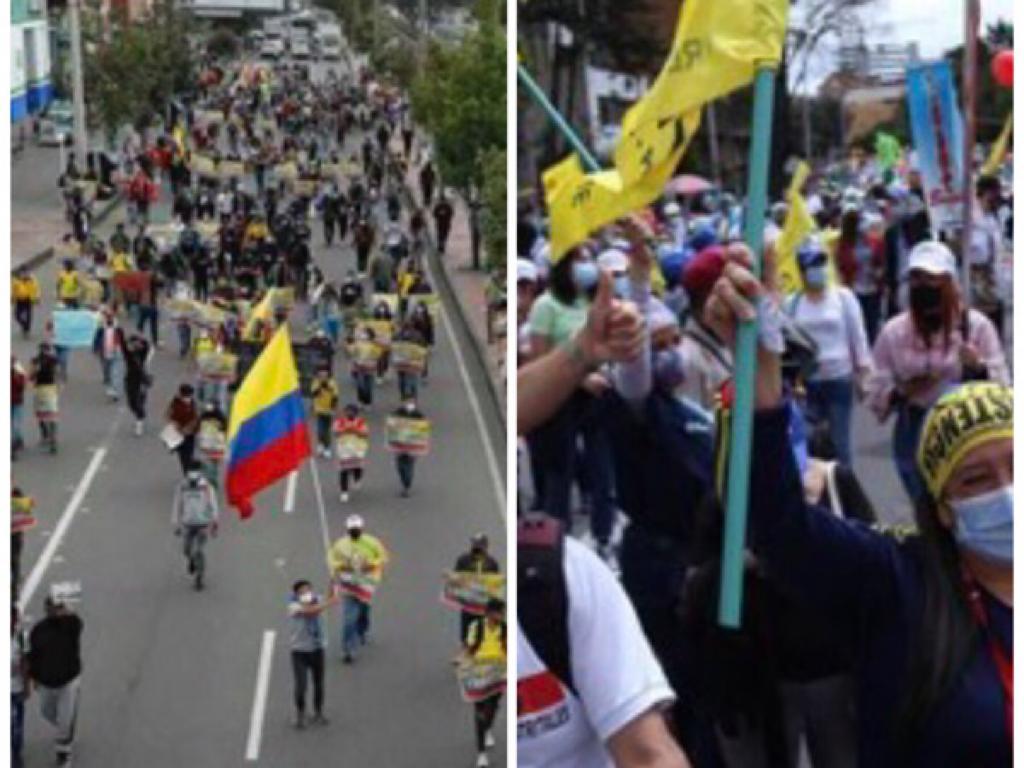 On May 1 in Pasto, Barranquilla, Cali calls to mobilize