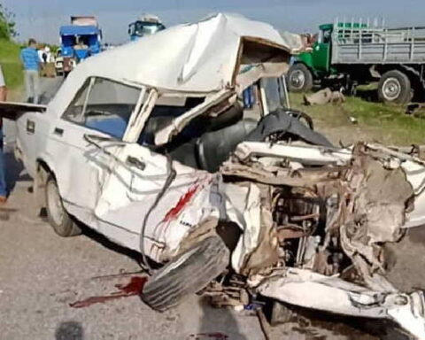 Accidente de tránsito, Jatibonico, Sancti Spíritus