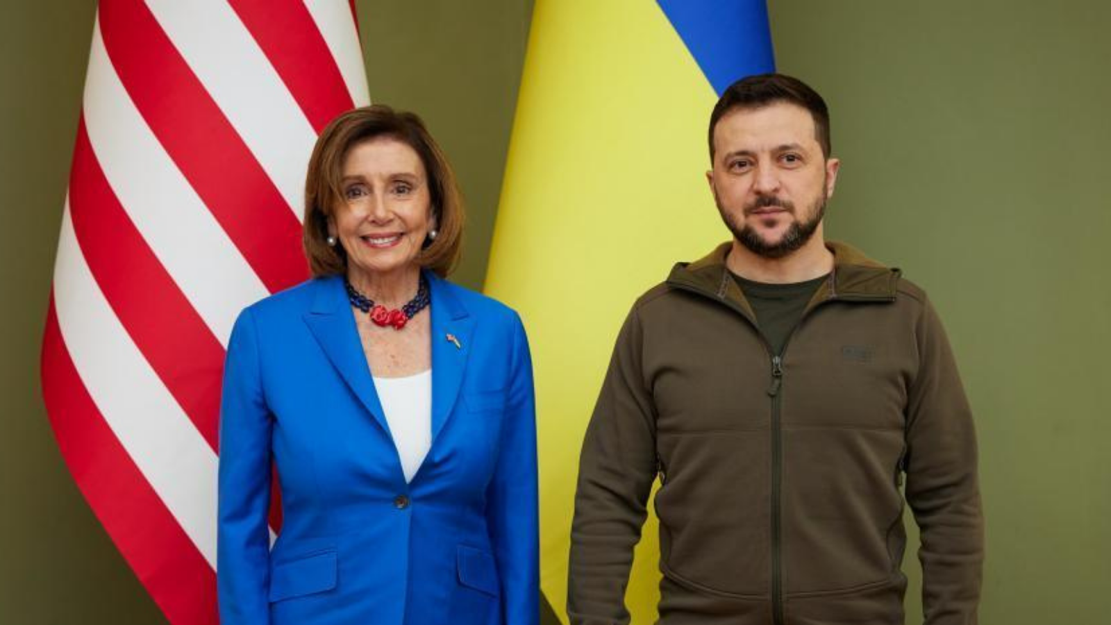 Pelosi affirms that the US will support Ukraine "until victory"