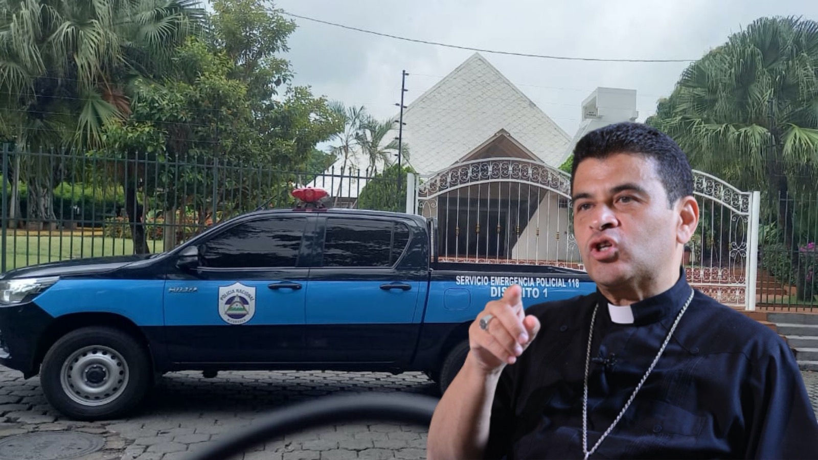 Police prohibit priests from entering the church: "That son of a bitch... don't let him pass"