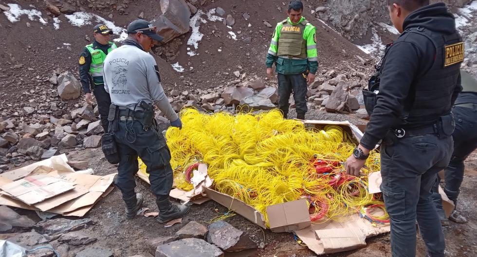 Police seize arsenal of explosives in abandoned Huancavelica mine (Photos)