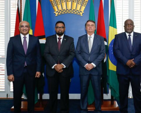 Presidents of Guyana and Brazil meet in Georgetown