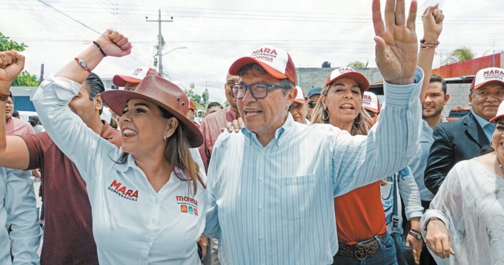 Ricardo Monreal receives support for the Presidency in Quintana Roo