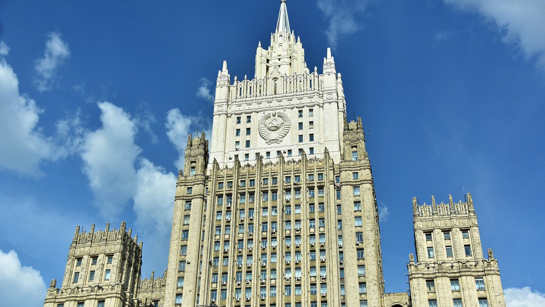 El Ministerio de Relaciones Exteriores de Rusia. Foto: RT.