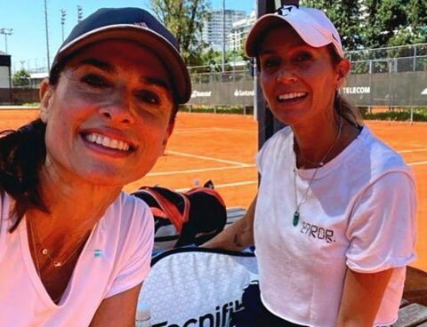 Sabatini returns to tennis at the Roland Garros legends tournament
