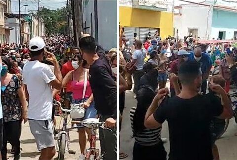 Protesta en San Antonio de los Baños