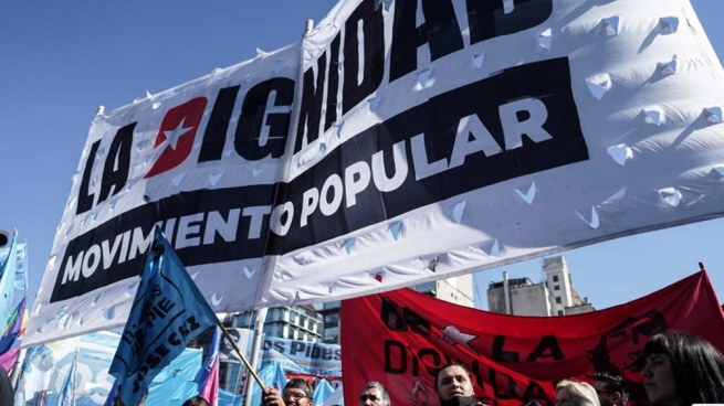 Social movements marched for "living wages" Y "against poverty" in CABA