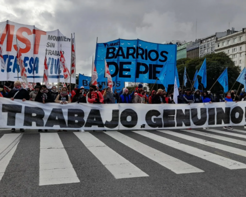 Social organizations march in CABA in rejection of the management of Horacio Rodríguez Larreta