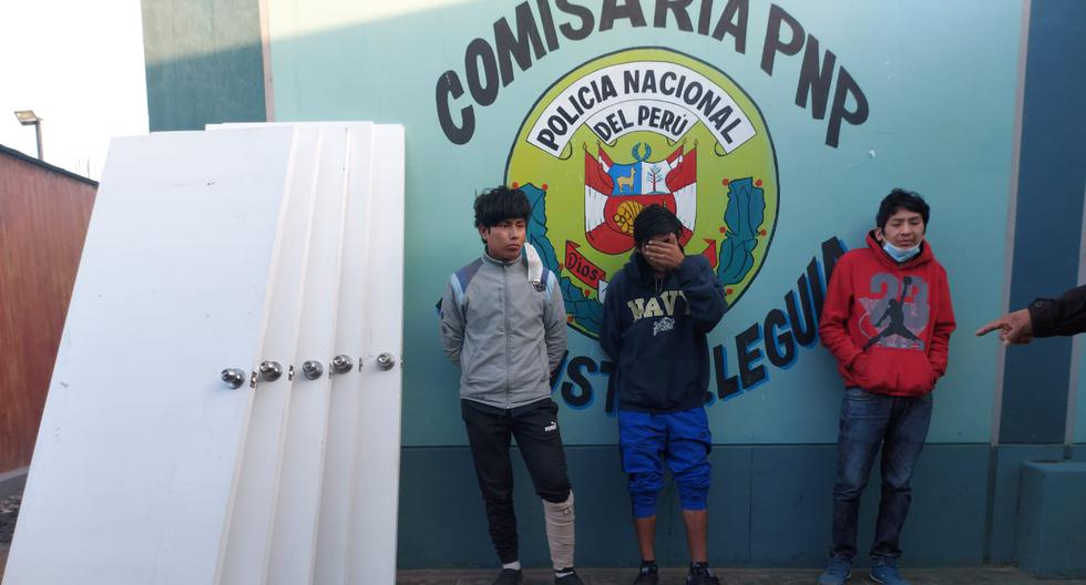 Tacna: They capture "Los nenes de Leguía" after stealing six doors