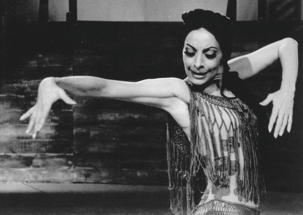 Alicia Alonso en "Carmen". Foto: BNC.