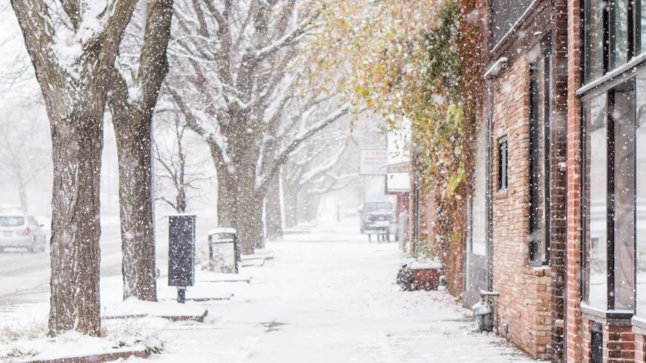 The SMN issued a yellow alert due to strong winds and snowfall in several areas of the country