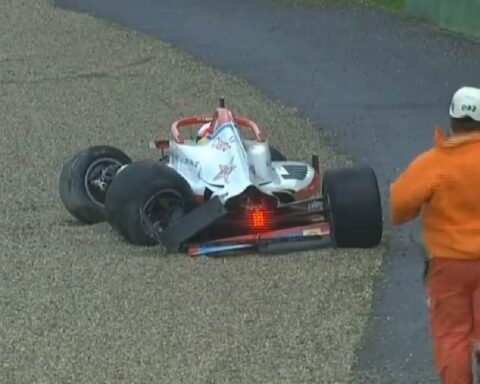 The great scare that Sebastián Montoya took, after a strong accident in the European formula