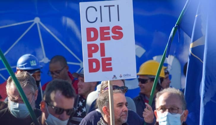The private financial sector declared itself in permanent conflict over layoffs at Citibank