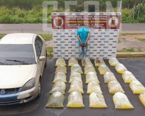 They caught a driver with 25 bags of gasoline