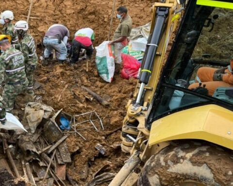 They find the body of the third victim of a landslide in Santa Fe de Antioquia