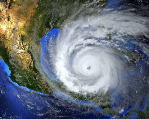 Un huracán de gran intensidad sobre el mar Caribe. Foto: Imagen de archivo.