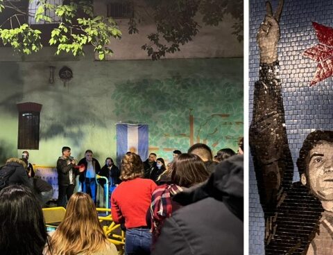 They inaugurated a mural to remember Dante Gullo