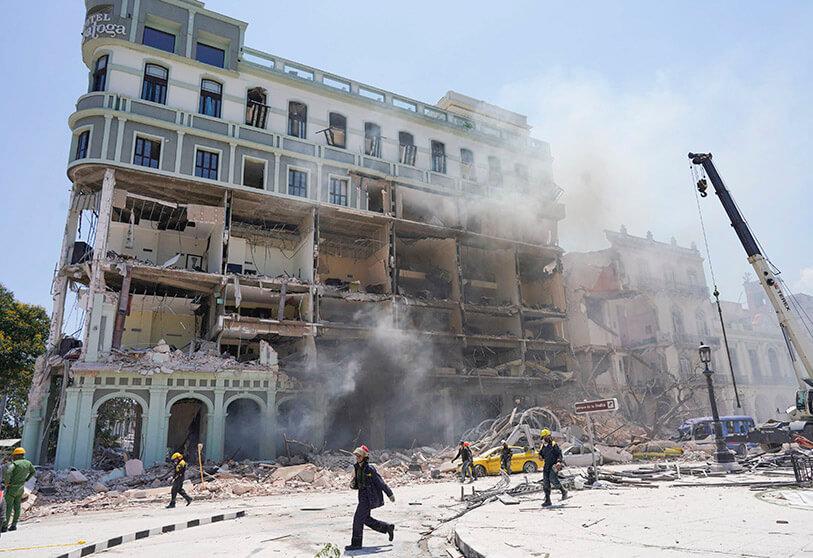 They raise the death toll from the explosion of a hotel in Havana to 25