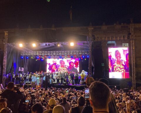 This was the closing of the Petro campaign in Bogotá