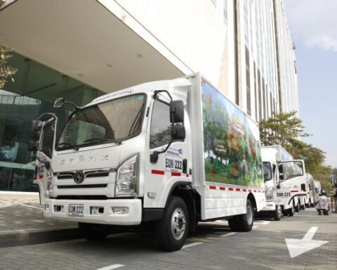 Trucks mark the registration of electric vehicles in the Runt