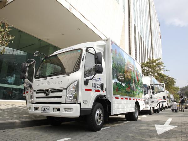 Trucks mark the registration of electric vehicles in the Runt