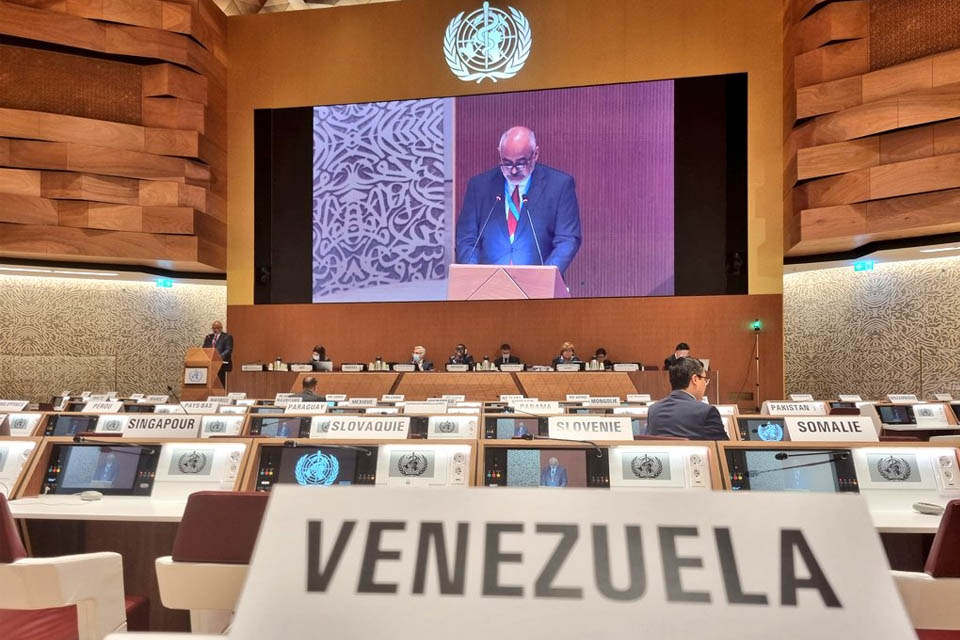 Venezuela justified its loss of the right to vote in the WHO with the sanctions