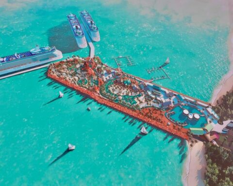 Con una inversión de US$ 98 millones,  Abinader da primer palazo para construcción terminal de cruceros en Cabo Rojo 