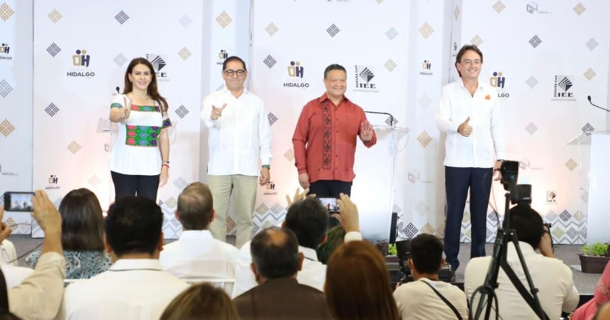 Works, proposals and friction in the second debate of candidates to govern Hidalgo