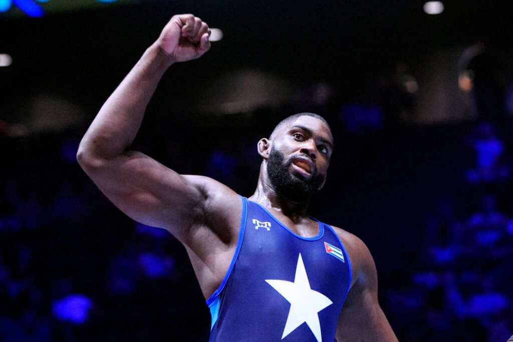 Oscar Pino es hoy una de las figuras centrales de la lucha cubana. Foto: Tomada de United World Wrestling.