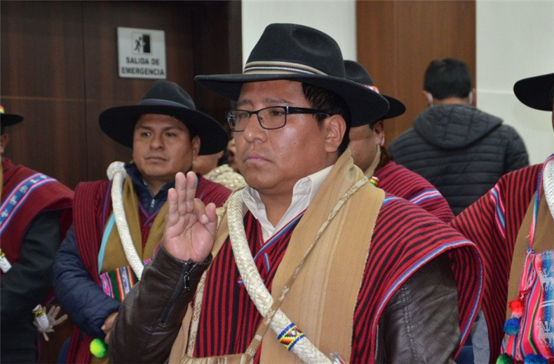 Absalón Canurana is the new deputy minister of Indigenous Native Peasant Justice