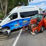 Accident on the Bucaramanga - Bogotá road leaves five people seriously injured