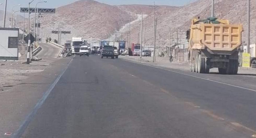 Arequipa: Truckers lift strike and leave free passage at kilometer 48