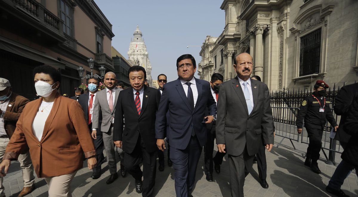 Audit Commission was unable to enter the Government Palace to question Pedro Castillo