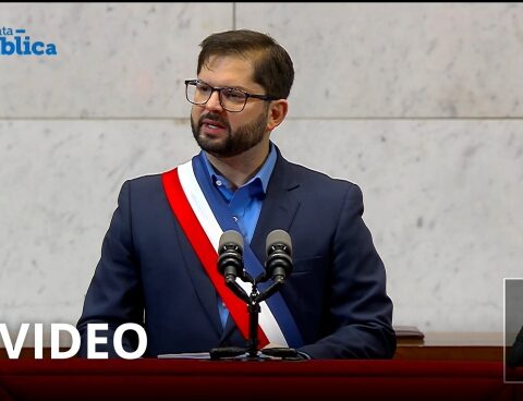 Boric made the first management report with an emphasis on economics and social rights