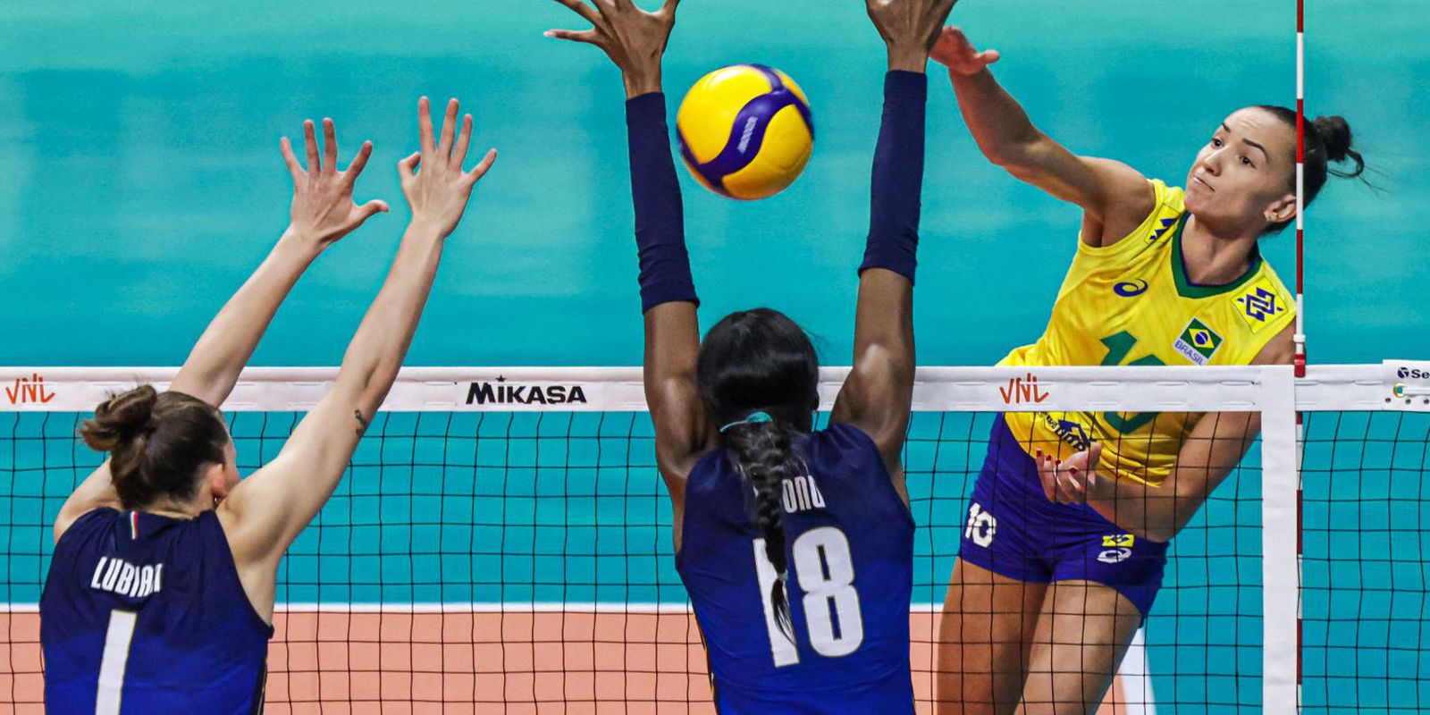 Brazil suffers second defeat in Volleyball Nations League