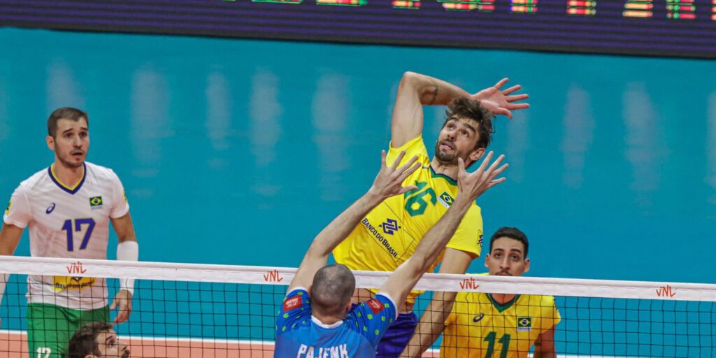 Brazil wins the second in the Men's Volleyball Nations League